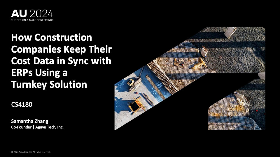 [Panel] How Construction Companies Keep Their Cost Data in Sync with ERPs Using a Turnkey Solution